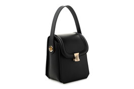 Vince Camuto Bolso Bandolera Negro Lagoon en Piel de Polivinilo